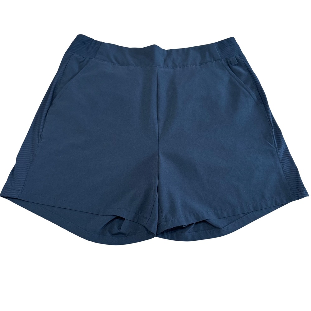 The American Outdoorsman Womens Black Hiking Utility Shorts Size L Elastic Waist